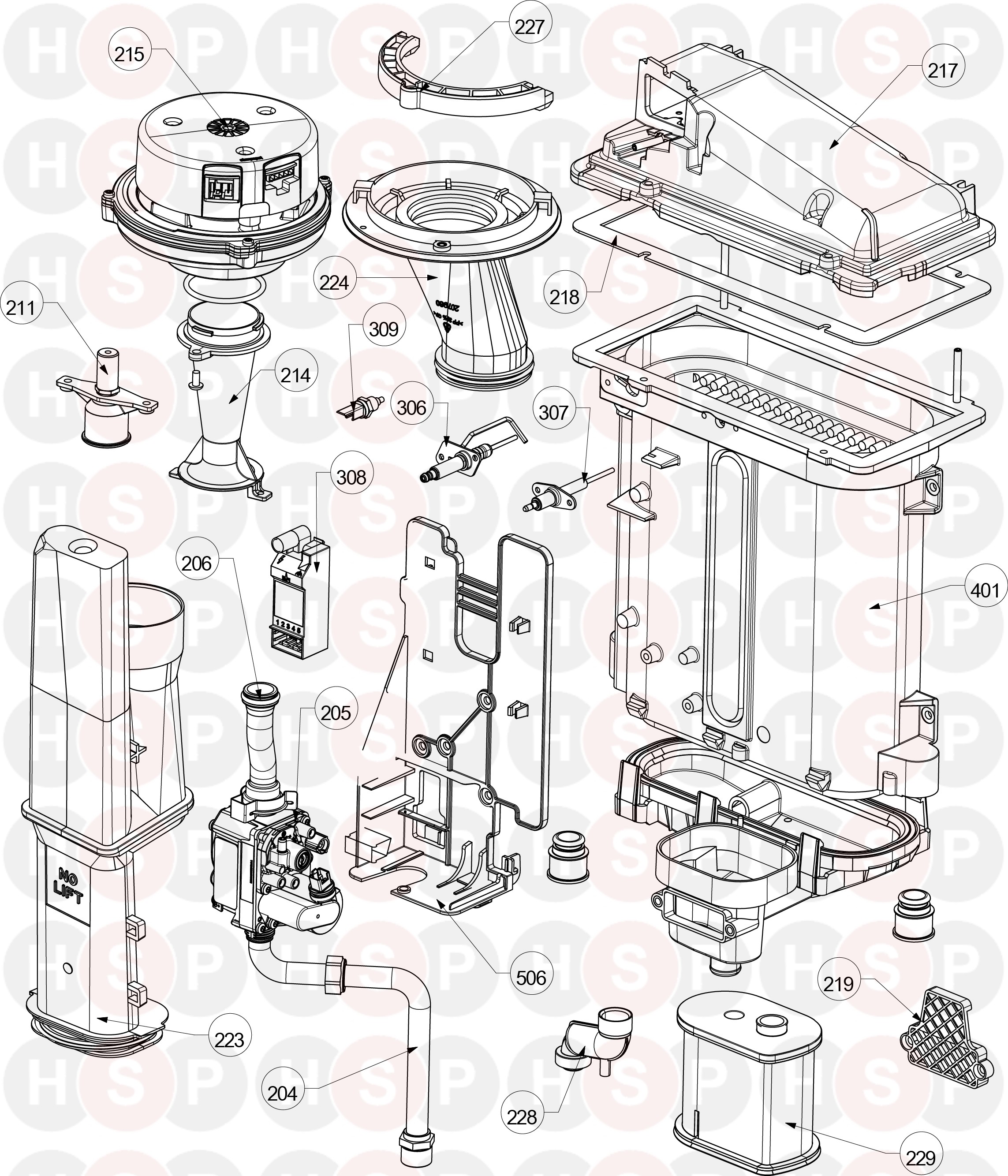 Ideal 35 Combi ESP1 (Gas Management)Diagram | Heating Spare Parts